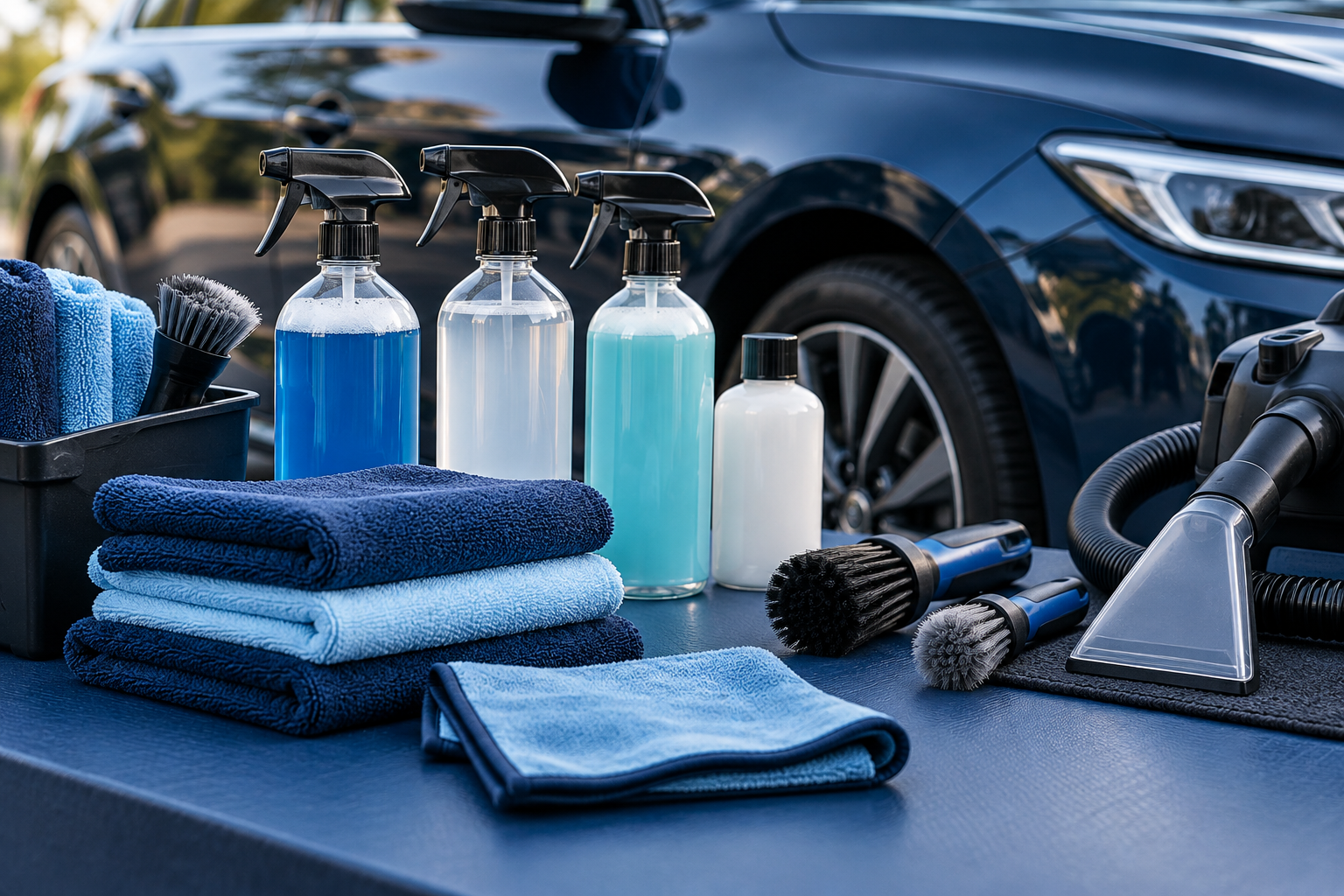 Produits et matériel de nettoyage automobile